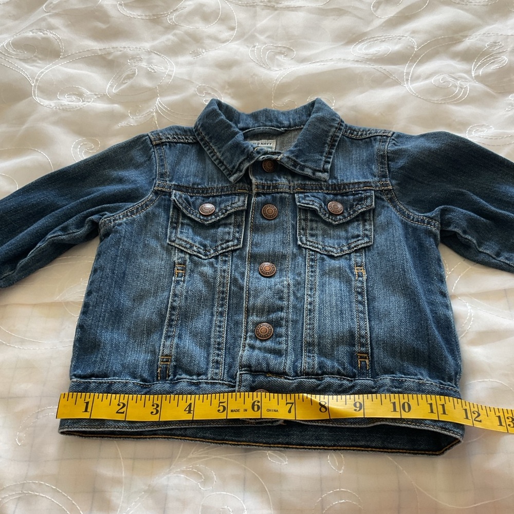Old Navy Toddler Blue Size 18/24 Month Jean Style Jacket - Picture 5 of 13